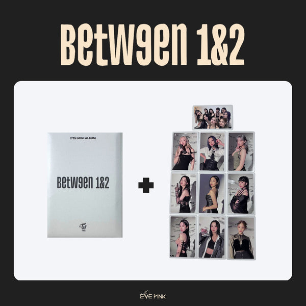 TWICE (트와이스) - [BETWEEN 1&2] : (OFFICIAL PHOTOCARD SET)