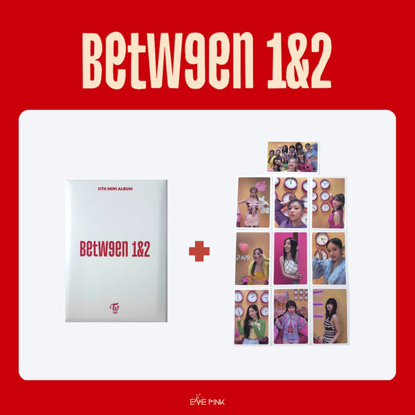 TWICE (트와이스) - [BETWEEN 1&2] : (OFFICIAL PHOTOCARD SET)