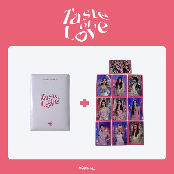 TWICE (트와이스) - [Taste of Love] : (OFFICIAL PHOTOCARD SET)