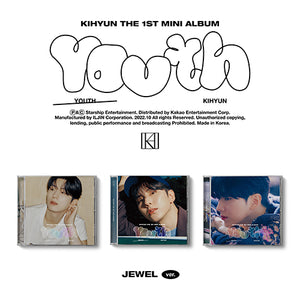 KIHYUN (기현) 1ST MINI ALBUM - [YOUTH] ] (Jewel Ver.)