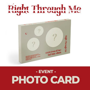 DAY6 : Even of Day (데이식스) 2ND MINI ALBUM - [Right Through Me] (+ Holographic Photocard)