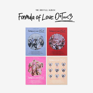 TWICE (트와이스) 3RD ALBUM - [Formula of Love: O+T=<3]
