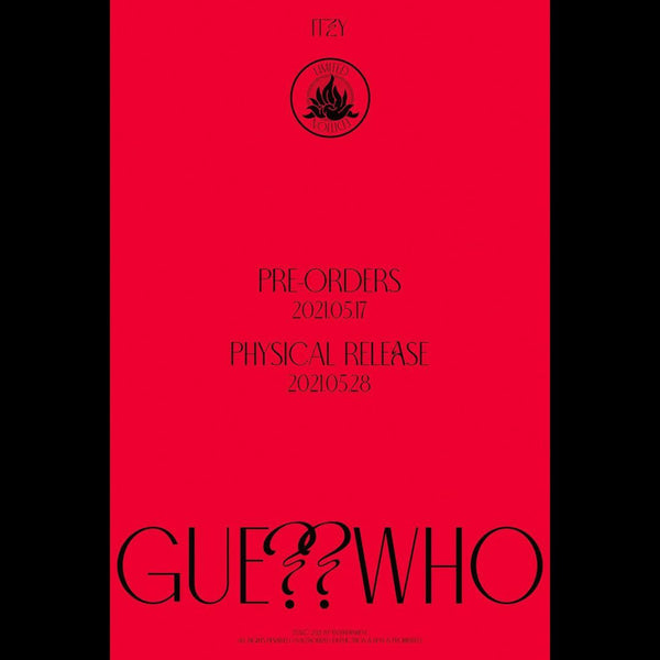 ITZY (있지) MINI ALBUM - GUESS WHO [LIMITED EDITION]