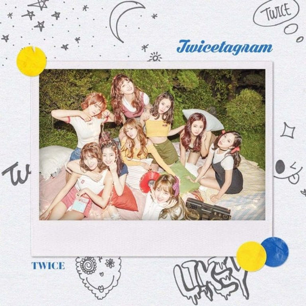 TWICE (트와이스) 1ST ALBUM - [Twicetagram] - EVE PINK K-POP