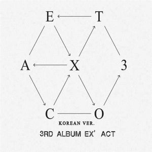 EXO (엑소) 3RD ALBUM - [EX'ACT] (KOREAN VER.)
