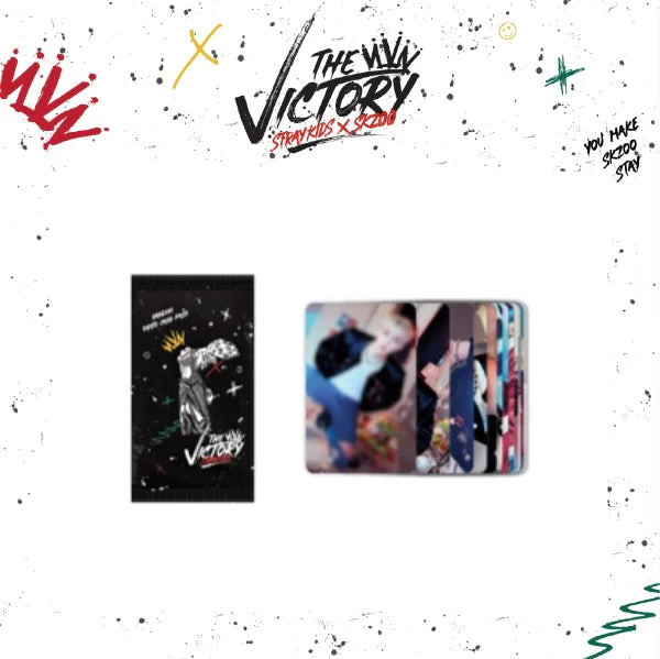 STRAY KIDS x SKZOO - [THE VICTORY] (RANDOM PHOTOCARD PACK)